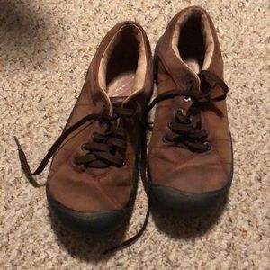 Keen Brown Leather 5-hole Lace Up